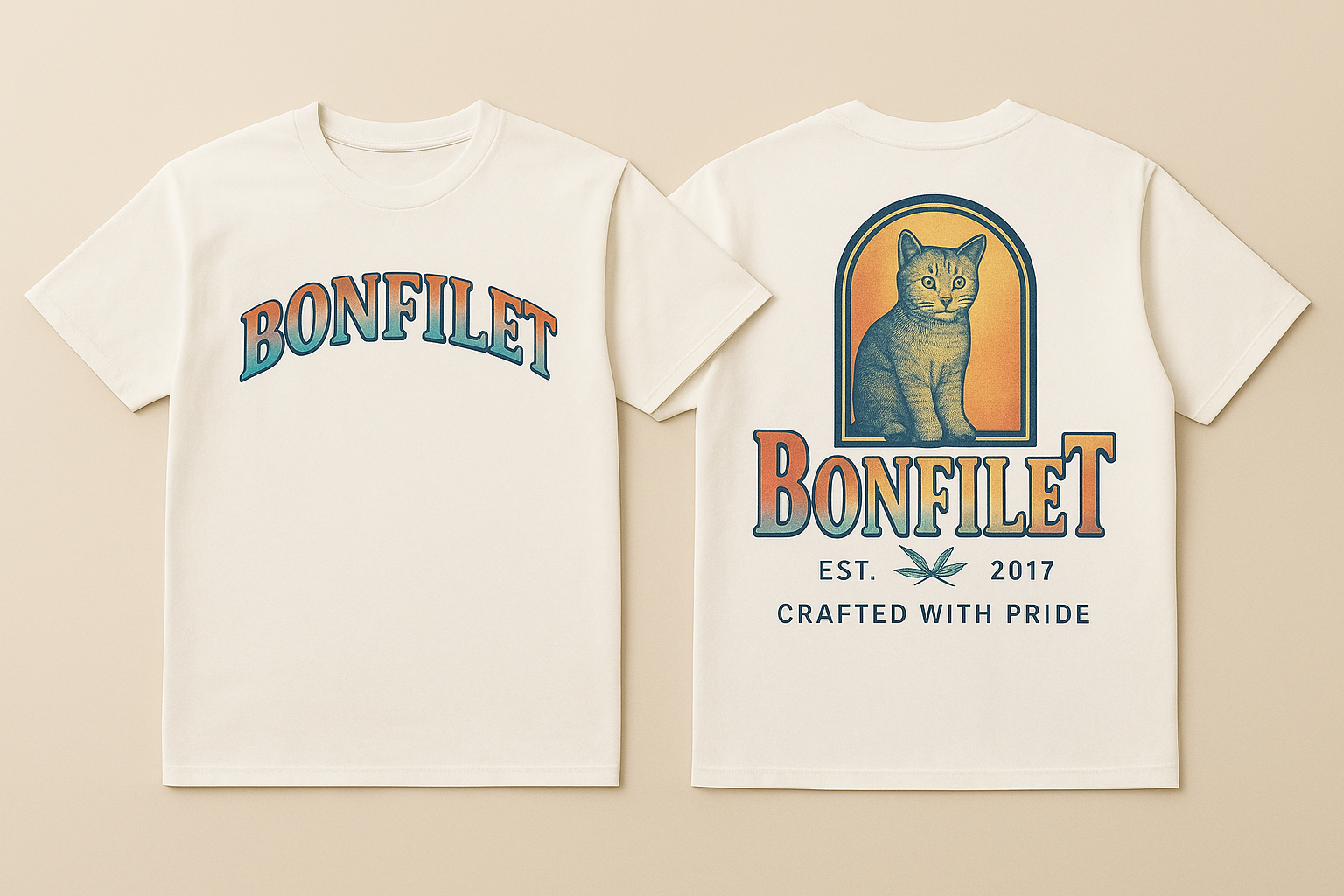 DTP Tシャツ（フロント＋バックプリント）